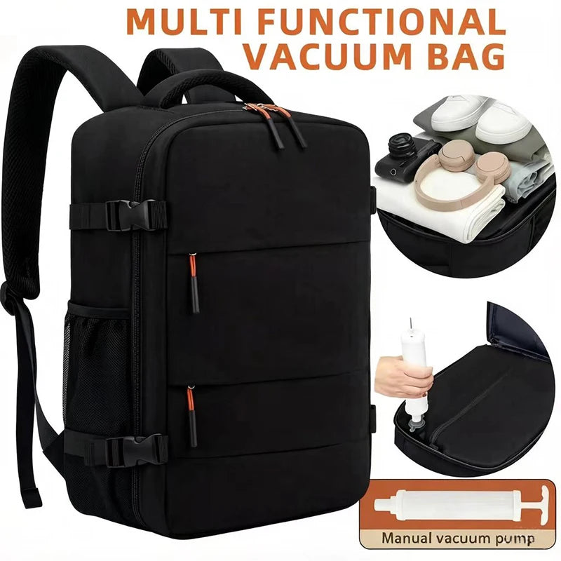 Vacuum Compression Travel Backpack — 20–35L