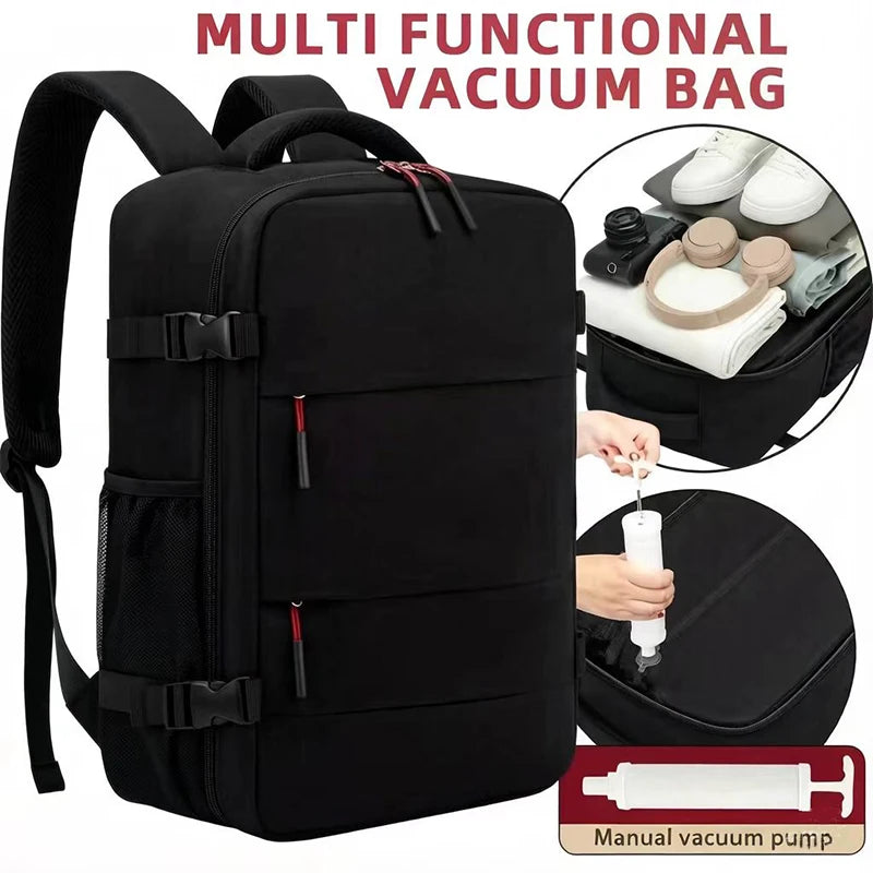 Vacuum Compression Travel Backpack — 20–35L
