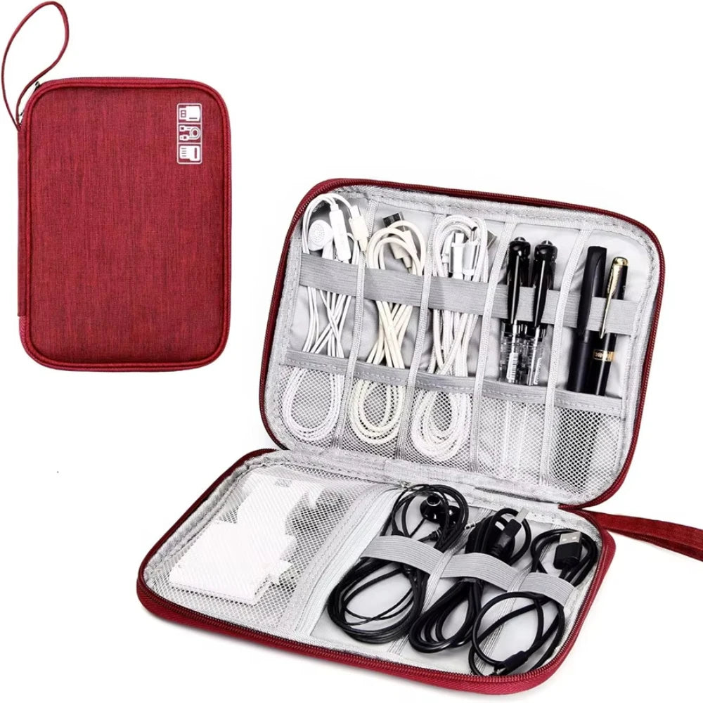 Travel Electronics Organizer Bag