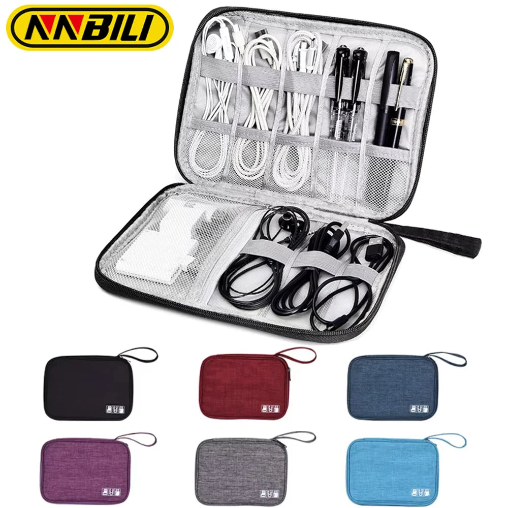 Travel Electronics Organizer Bag