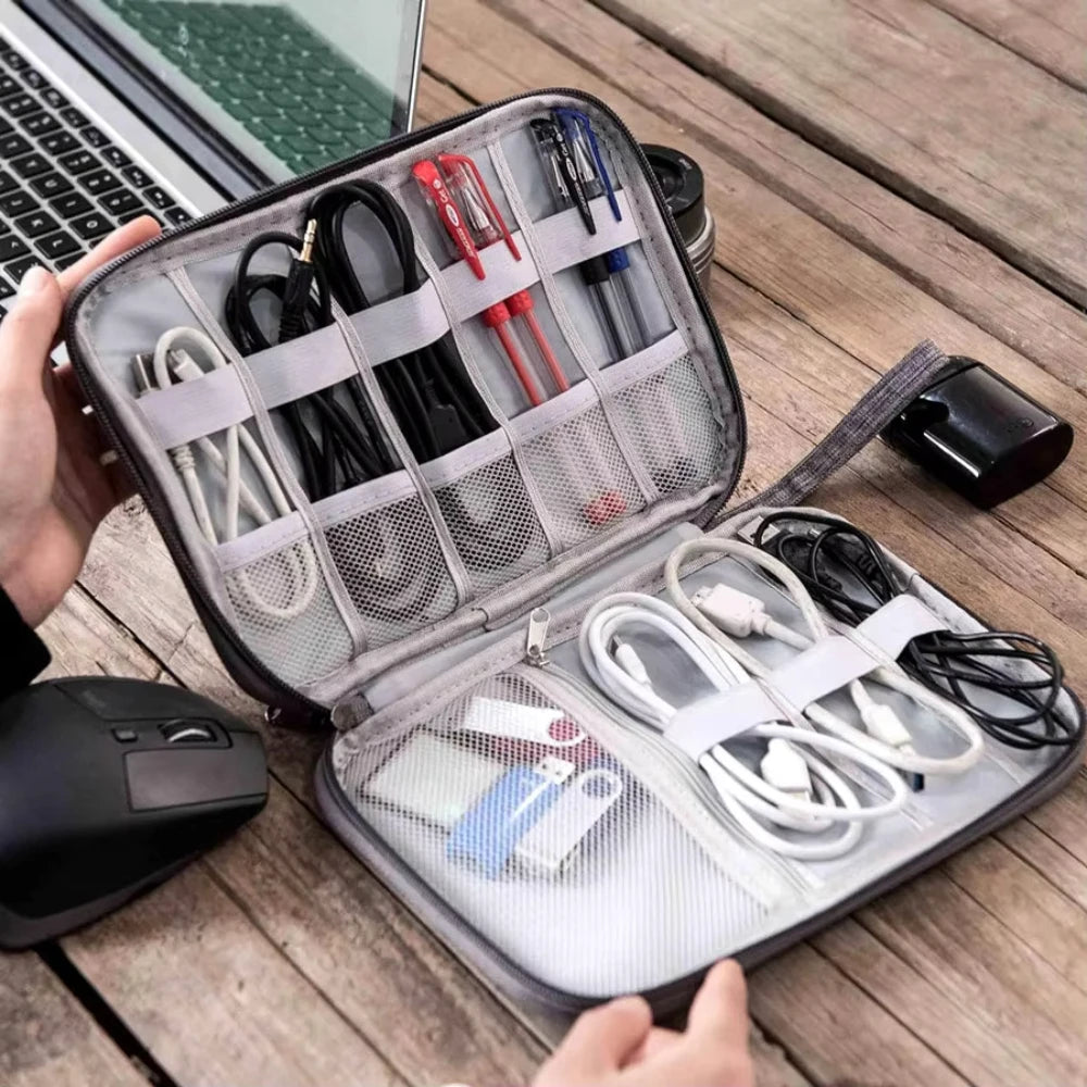 Travel Electronics Organizer Bag
