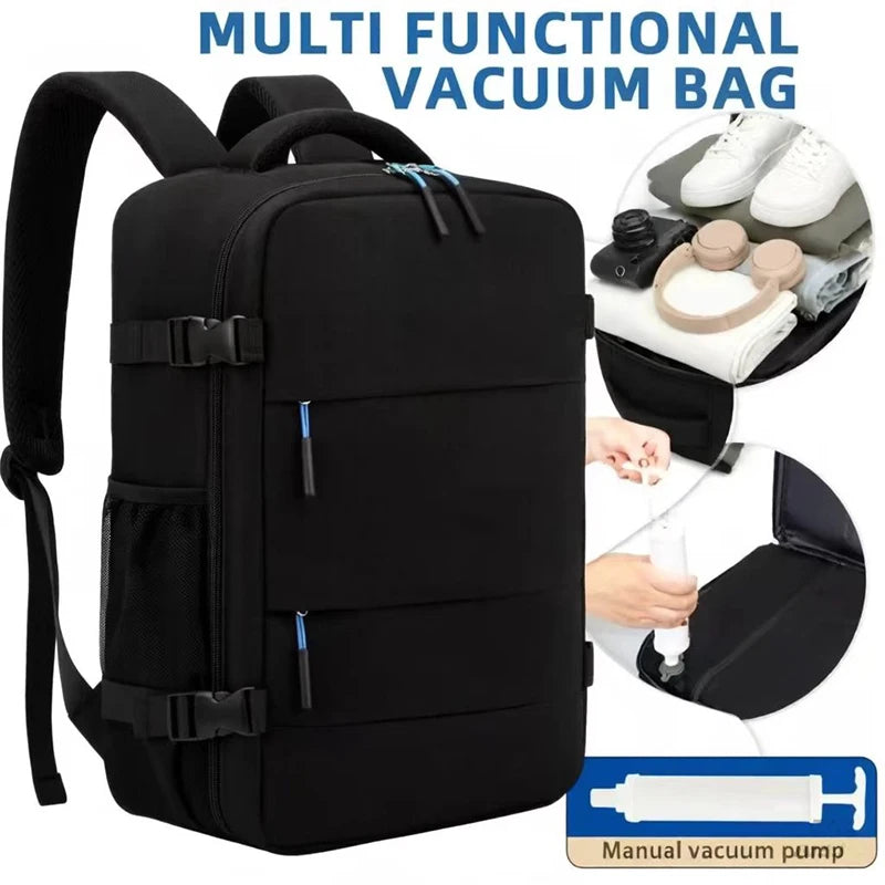 Vacuum Compression Travel Backpack — 20–35L
