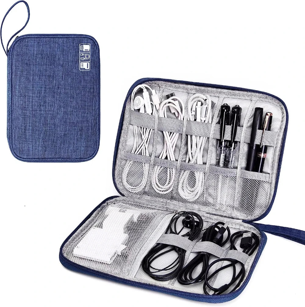 Travel Electronics Organizer Bag