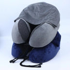Hooded Memory Foam Travel Pillow