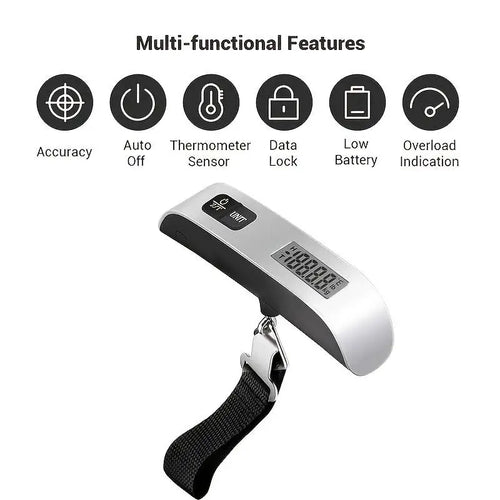 Digital Luggage Scale – 50kg / 110lb