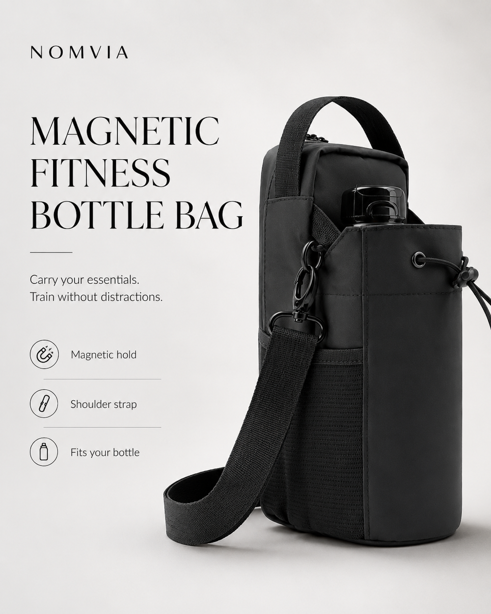 NOMVIA Magnetic Gym Bag